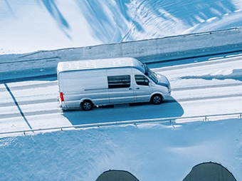 Caravaneige dans les Pyrénées en camping-car