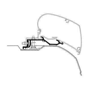 Adaptateur Toit Relevable Thule Pour Iveco Ducato H2 - Stores Omnistor 4900/5200
