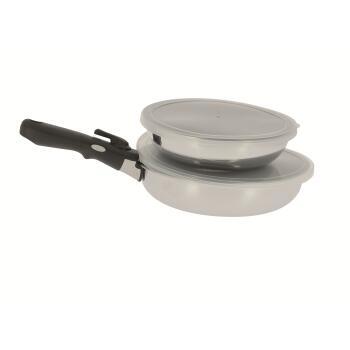 Popote Duo 8 Pièces - Batterie De Cuisine Complète Avec Poêles Et Casseroles