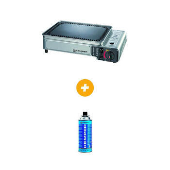 Plancha gaz 2 brûleurs Livoo DOC296 Metal - Barbecue, plancha